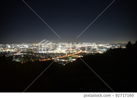 Night view from Fuefuki Dan Park (Yaizu City, Shizuoka Prefecture) 92717160