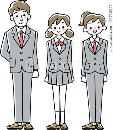Students wearing selectable uniforms Students wearing selectable uniforms 92718993