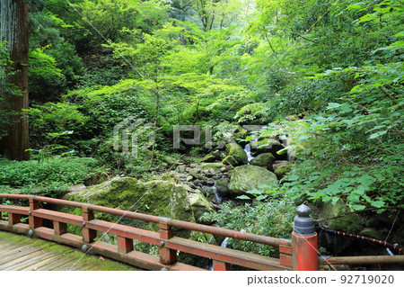 Mt. Mitoku Sanbutsuji Nageiredo Pilgrimage Mountain Trail [Santoku, Misasa Town, Tottori Prefecture] 92719020
