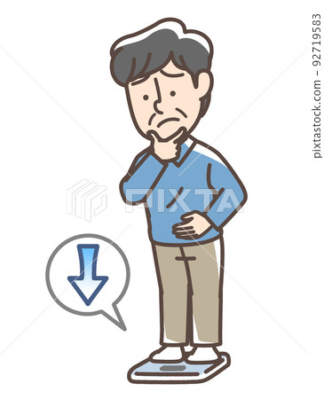 男人擔心減肥 92719583