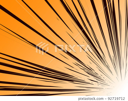 集中線(黃色背景) 集中線(黃色背景) 92719712