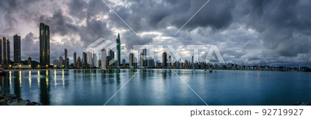 Balneario Camboriu nighttime parorama 92719927