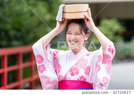 Hot spring trip, yukata, girls' trip 92720617