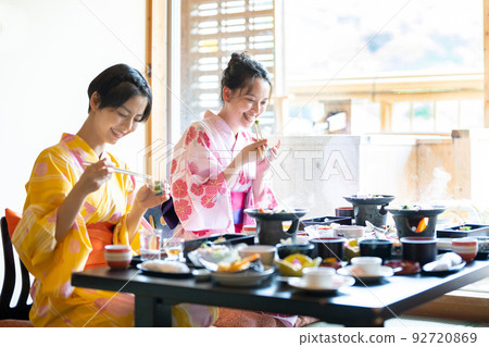 Hot spring trip Meal Women's trip 92720869