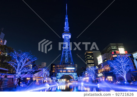 Nagoya Sakae Hisaya Odori Park Chubu Electric Power MIRAI TOWER Blue Grotto 92721626