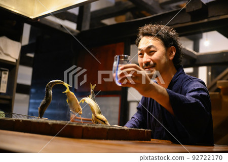 Sake in a Japanese house Sake in a Japanese house 92722170