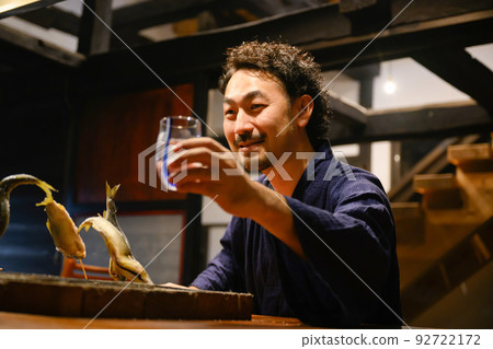 Sake in a Japanese house 92722172