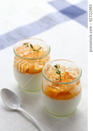 夏季甜點：芒果布丁 92722865