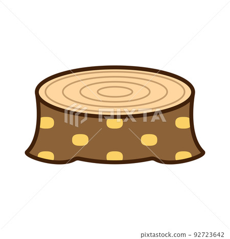 simple stump illustration 92723642