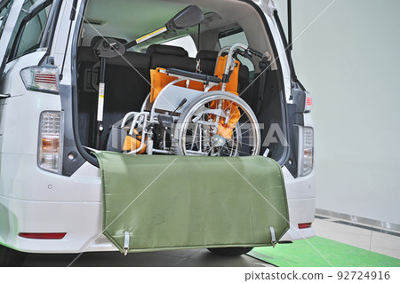 Welfare vehicle on display in the showroom 92724916