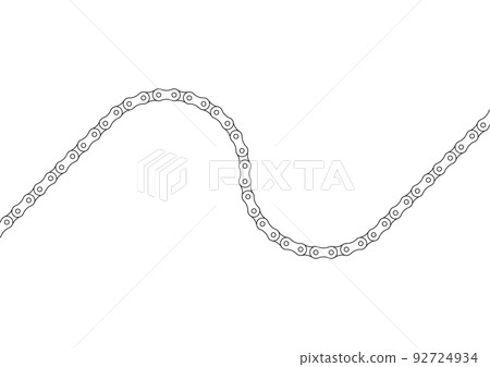 滾子鏈背景插圖素材 滾子鏈背景插圖素材 92724934