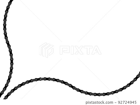 Roller chain background illustration material Roller chain background illustration material 92724945