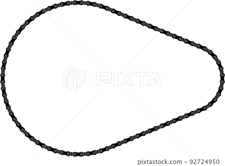 Roller chain background illustration material Roller chain background illustration material 92724950