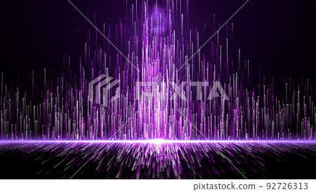 Purple digital lines move up technology digital particle abstract background. 3d Rendering Purple digital lines move up technology digital particle abstract background. 3d Rendering 92726313