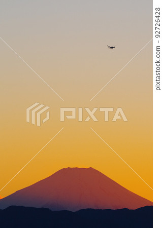 Osprey flying in the evening 92726428