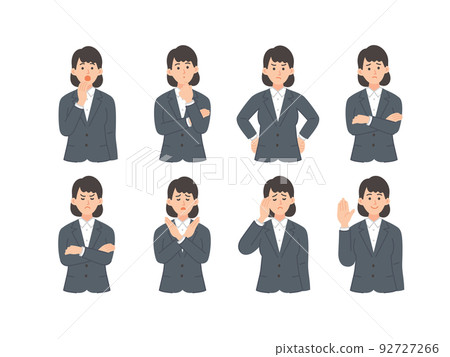 Business person illustration set 92727266