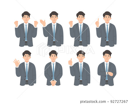 Business person illustration set 92727267