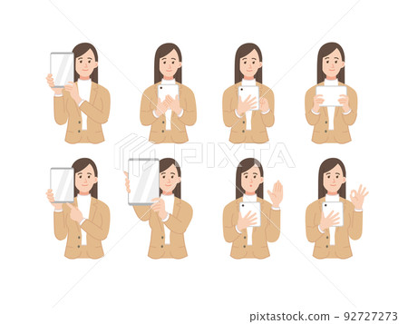 Business person illustration set Business person illustration set 92727273