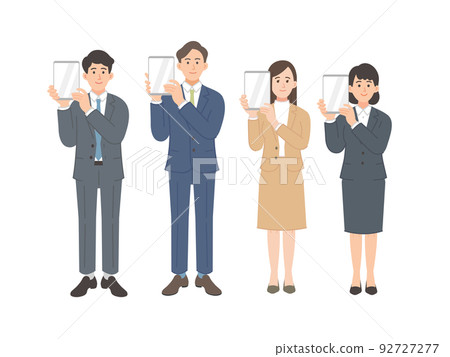 Business person illustration set 92727277