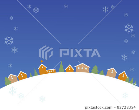Snow Row Graphics Background illustration of snow scene and row... - Stock Illustration ...