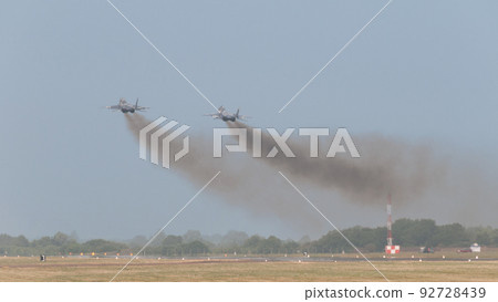 Polish Air Force MiG-29 Fulcrum formation takeoff 92728439