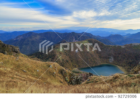 從日光白根山的小徑看五色沼的風景 從日光白根山的小徑看五色沼的風景 92729306