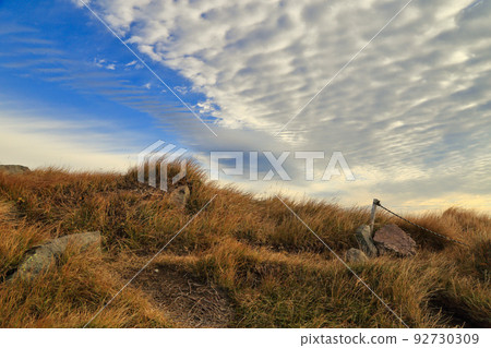 Landscape from the mountain trail of Nikko Shirane 92730309