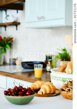 Sweet snack on a table Sweet snack on a table 92731178