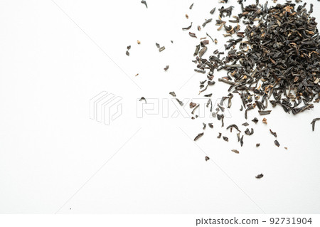 Black tea leaves (Assam) and copy space Black tea leaves (Assam) and copy space 92731904
