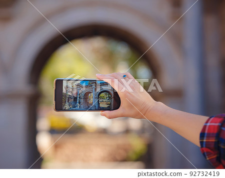 travel to Turkey, old town Antalya Kaleci 92732419