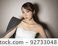 Jacket cool female portrait 92733048