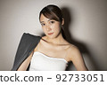 Jacket cool female portrait 92733051