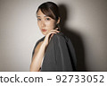 Jacket cool female portrait 92733052