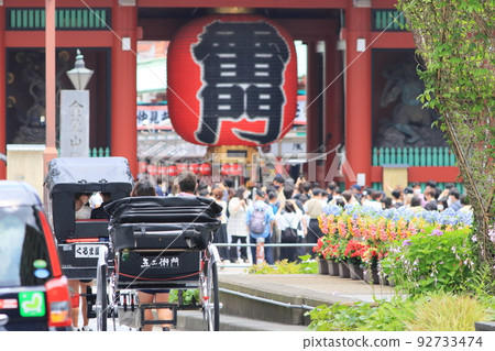 Asakusa rickshaw popular sightseeing spot Asakusa tour 92733474