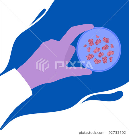 Staphylococcus infection bacteria cell medical diagram icon 92733502