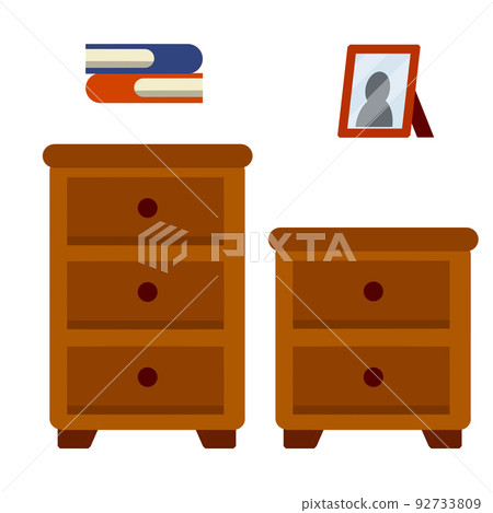 Nightstand and small wardrobe. 92733809