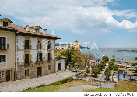 old town of Hondarribia and the Bay of Txingudi 92735061