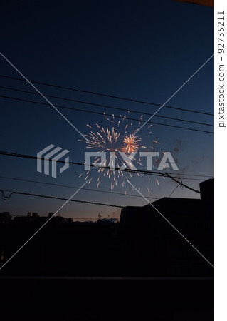fireworks from the window 92735211