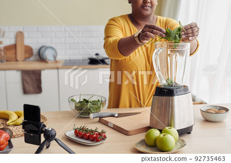 Woman Making Smoothie 92735463