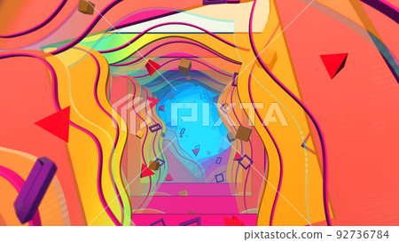 3D illustration Background for advertising and wallpaper in flat art style and abstract scene. 3D rendering in decorative concept. 3D illustration Background for advertising and wallpaper in flat art style and abstract scene. 3D rendering in decorative concept. 92736784