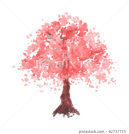 秋葉樹紅圖 92737715