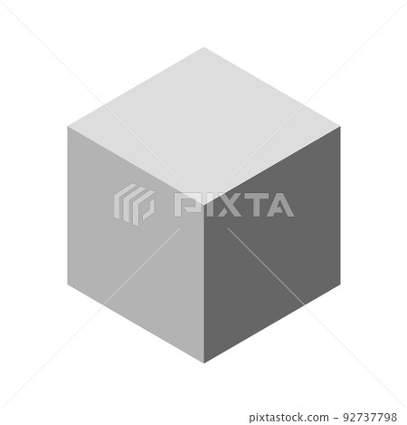 Cube illustration 92737798