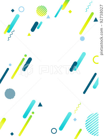 Green and blue geometric pattern background... - Stock Illustration ...