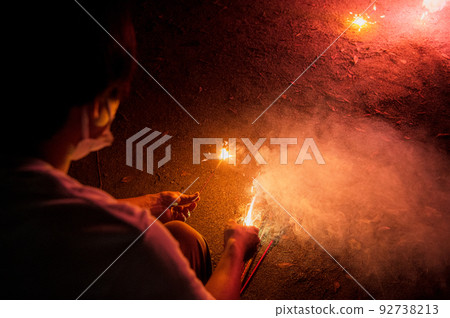 Hand-held fireworks Material 92738213