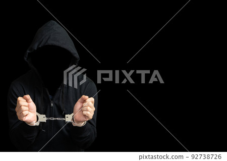 person in handcuffs person in handcuffs 92738726