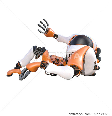 Cartoon character roboter isolated on white background. Character for collages, Clipart, photobashing. 3d rendering illustration. Cartoon character roboter isolated on white background. Character for collages, Clipart, photobashing. 3d rendering illustration. 92739929
