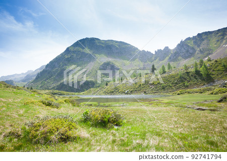Lagorai mountain range landscape, italian Alps Lagorai mountain range landscape, italian Alps 92741794