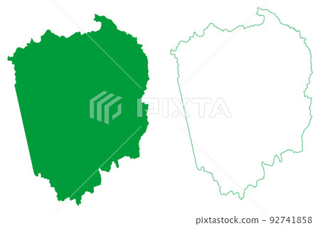 Itaju do Colonia municipality (Bahia state, Municipalities of Brazil, Federative Republic of Brazil) map vector illustration, scribble sketch map Itaju do Colonia municipality (Bahia state, Municipalities of Brazil, Federative Republic of Brazil) map vector illustration, scribble sketch map 92741858