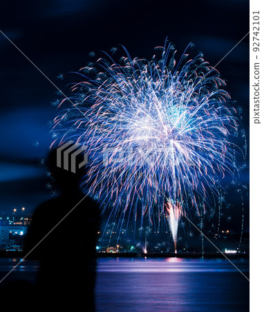 fireworks and people fireworks and people 92742101