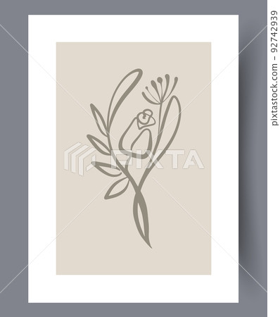 Printable wall art vector poster set vector. Printable wall art vector poster set vector. 92742939